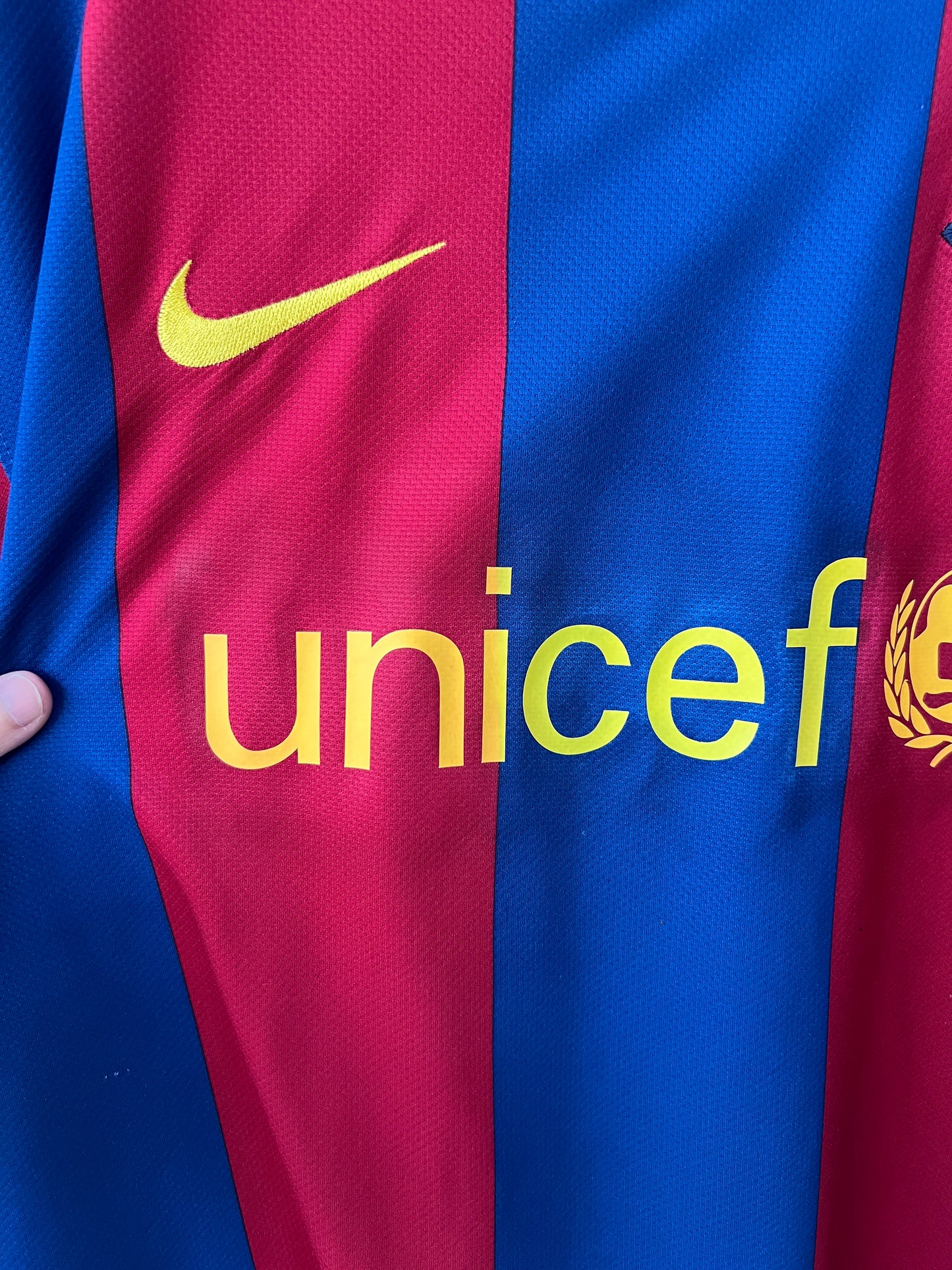 (XL) Barcelona 2010-11 Home Shirt Messi #10