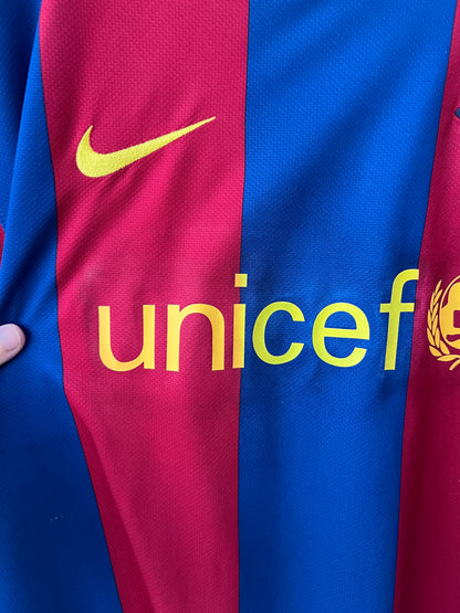 (XL) Barcelona 2010-11 Home Shirt Messi #10