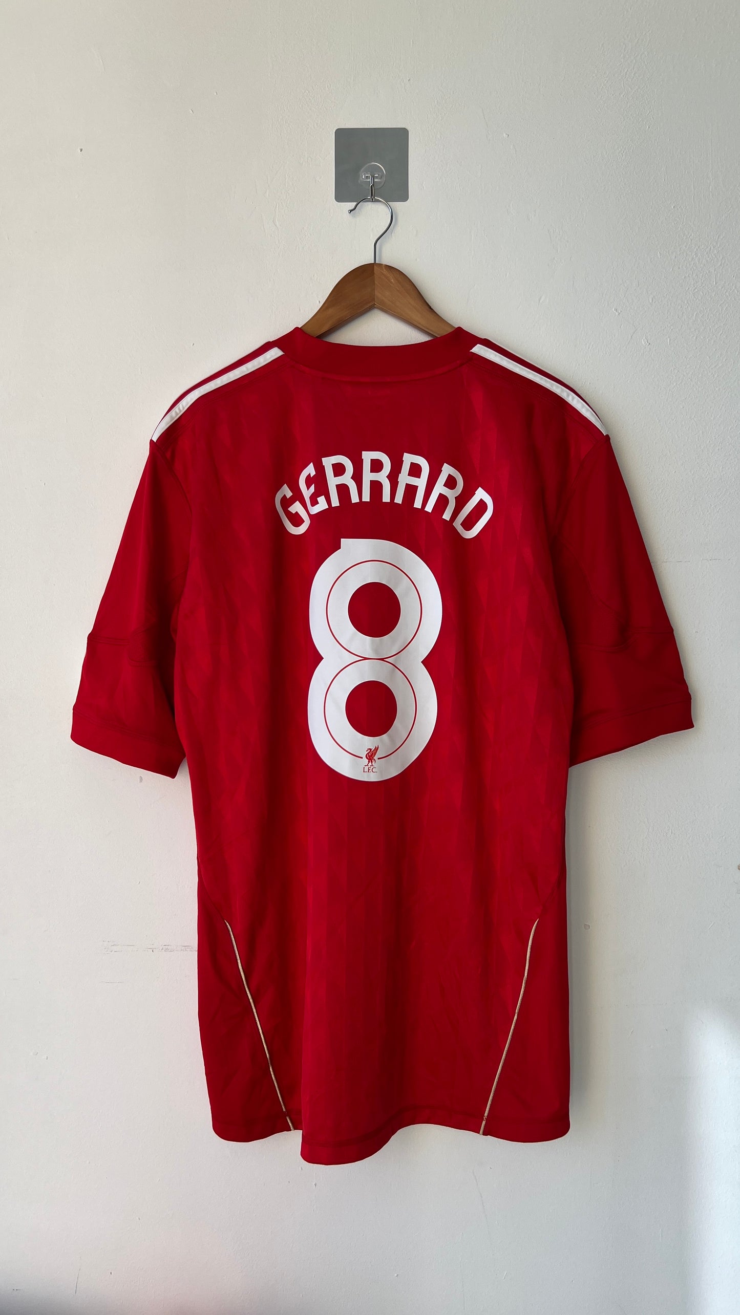 Liverpool 2010-12 Home Shirt Gerrard #8 (XL)