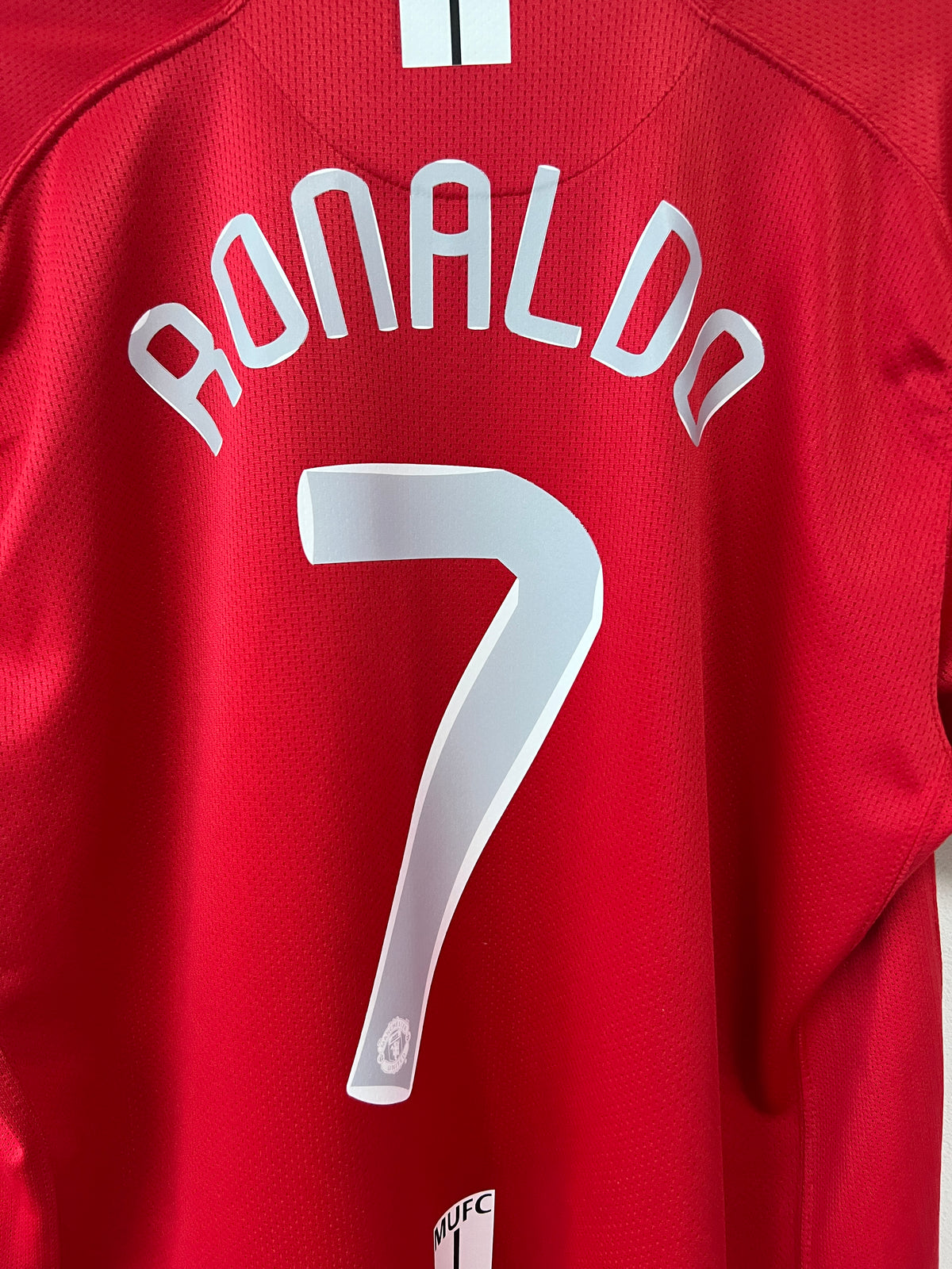 (XL) Manchester United 2007-09 Home Shirt Ronaldo #7