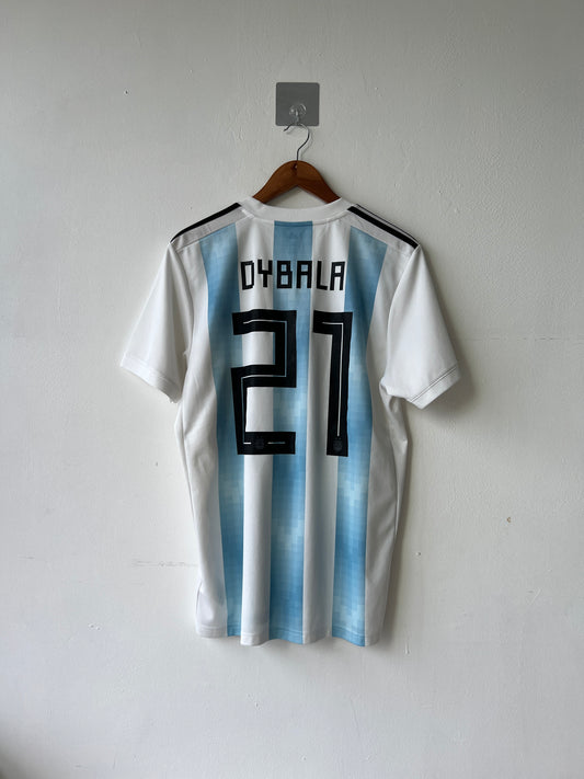 (L) Argentina 2018-19 Home Shirt Dybala #21