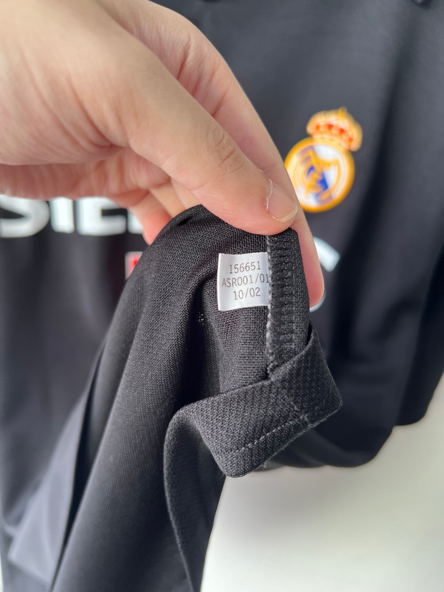 (M fits L) Real Madrid 2002-03 Away Shirt Zidane #5