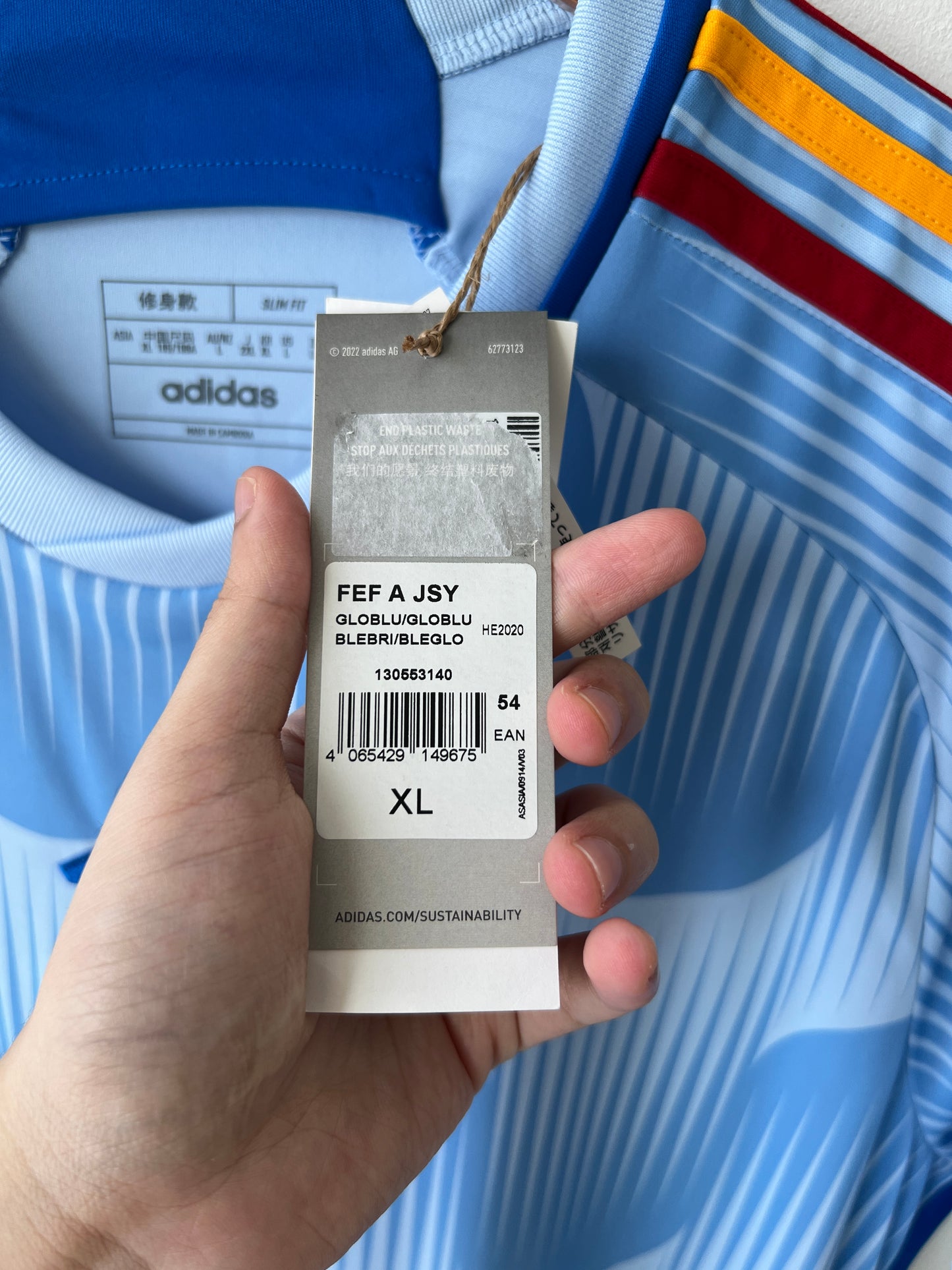 (L) Spain 2022-23 Away Shirt Rodrigo #16 (NEW)