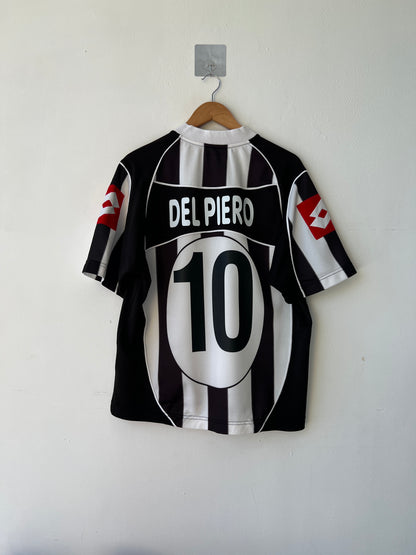 (M fits L) Juventus 2002-03 Home Shirt Del Piero #10