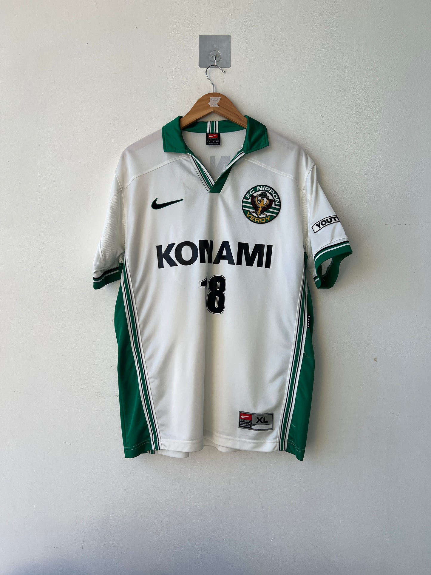 (XL) Verdy Kawasaki 1999-01 Youth Shirt #18