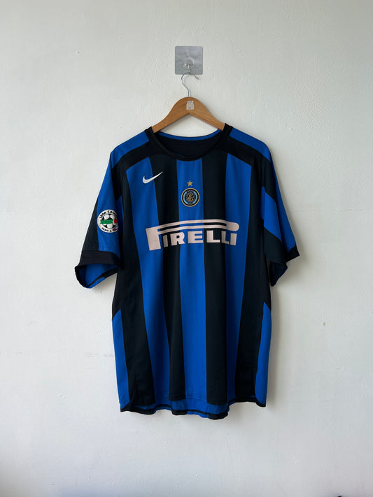 (L) Inter Milan 2005-06 Home Shirt J. Zanetti #4
