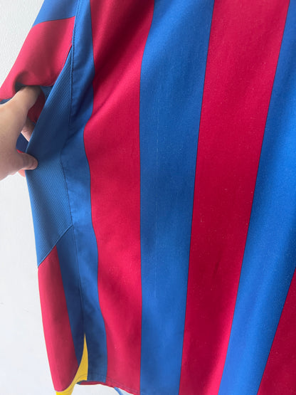 (L) Barcelona 2005-06 Home Shirt Ronaldinho #10