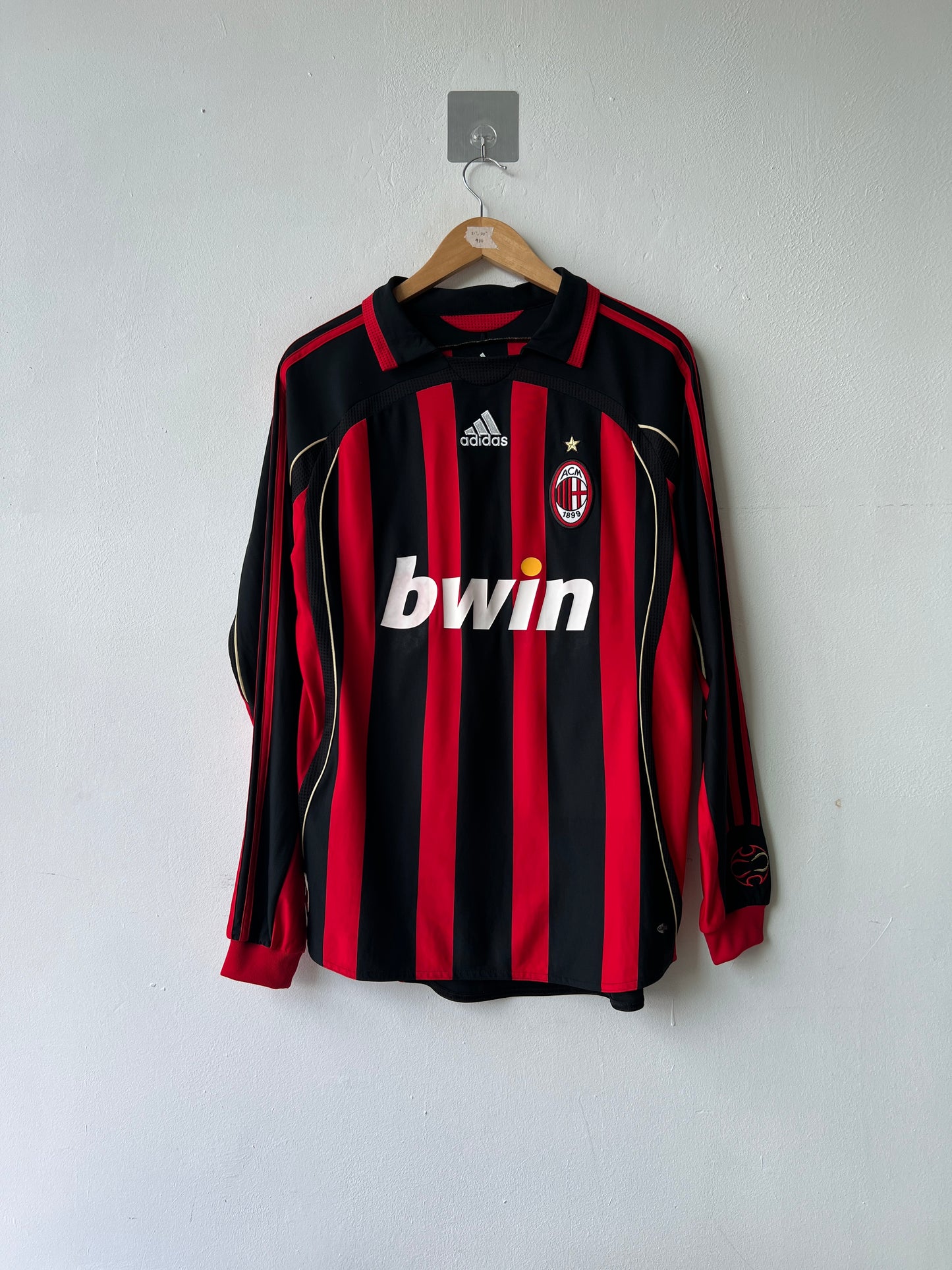 (M) AC Milan 2006-07 Home Long Sleeve Shirt Kaka #22