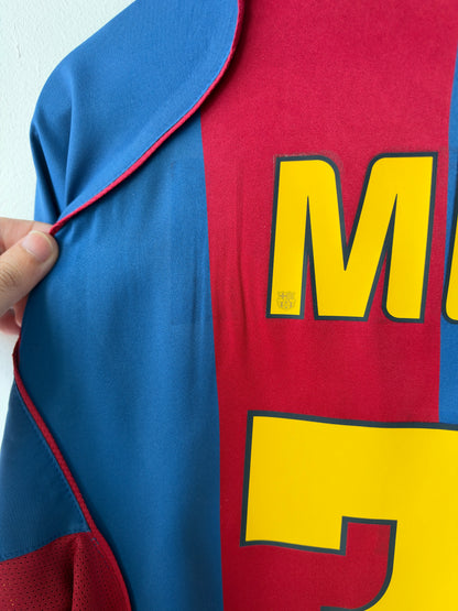 (XL/XXL) Barcelona 2004-05 Home Shirt Messi #30