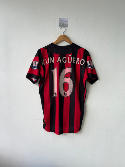 (M) Manchester City 2011-12 Away Shirt Kun Aguero #16