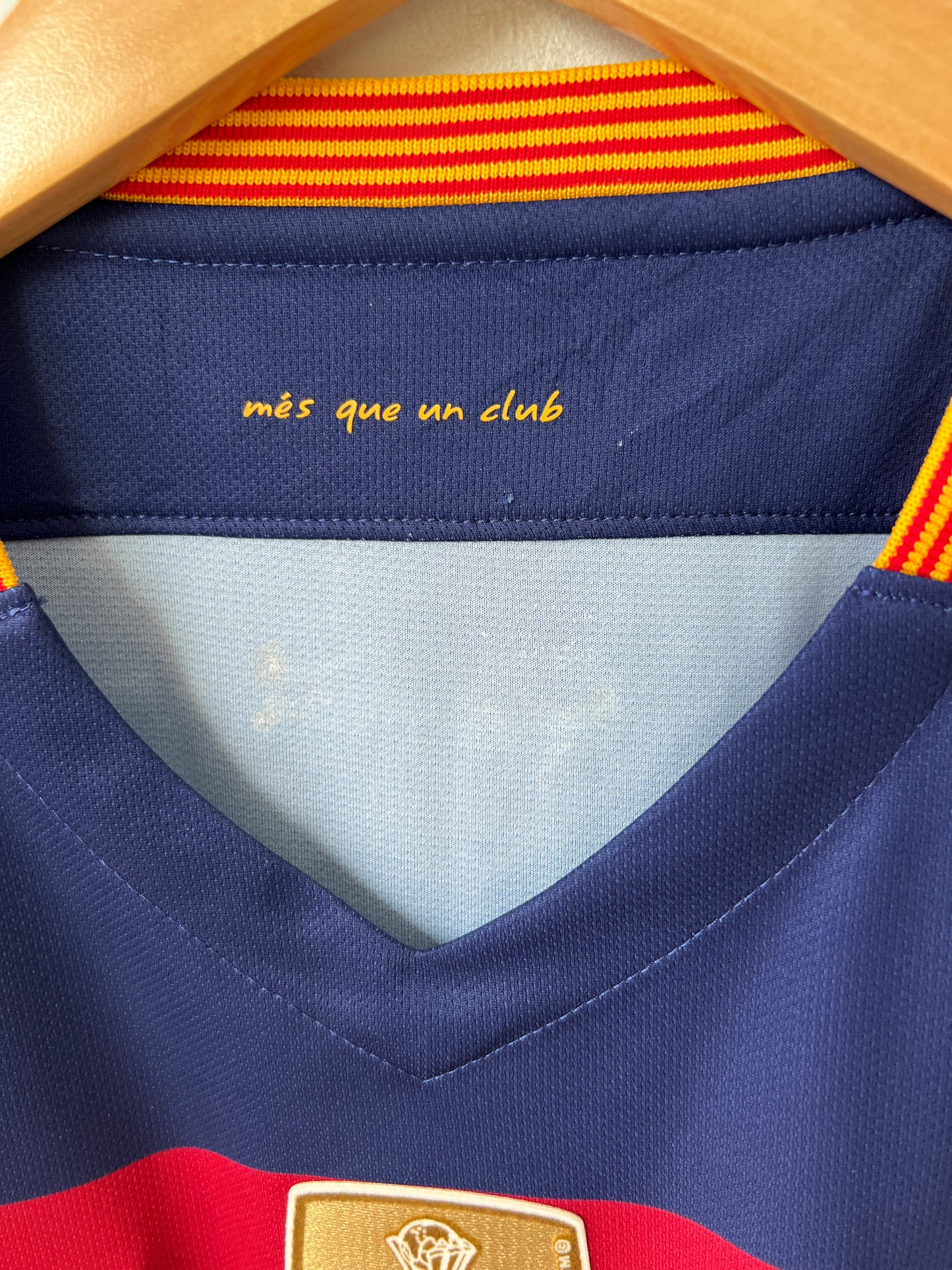 (L) Barcelona 2015-16 Home Shirt A. Iniesta #8