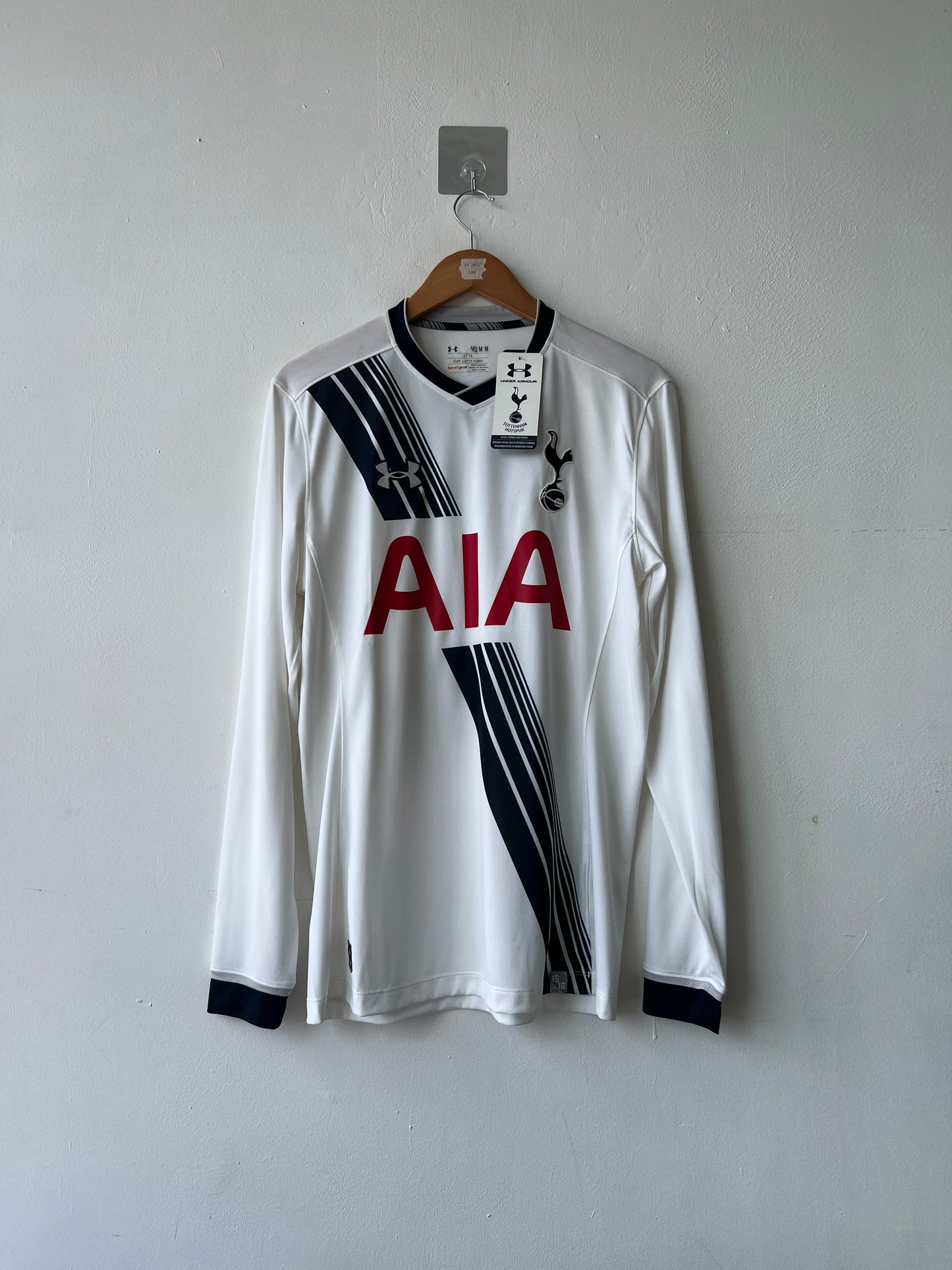 (M) Tottenham Hotspur 2015-16 Home Long Sleeve Shirt Son #7 (NEW)