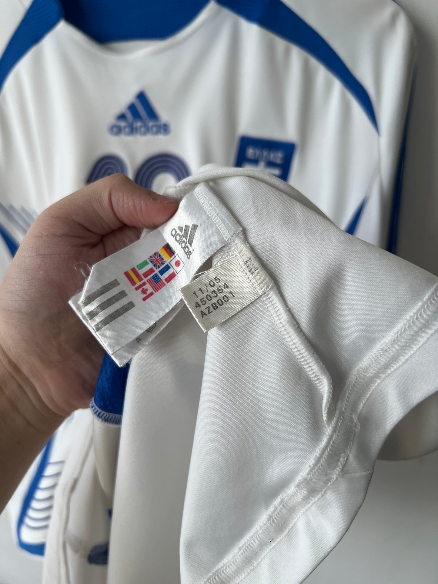 (L) Greece 2006-08 Home Shirt Karagounis #10