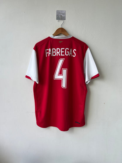 (L) Arsenal 2006-08 Home Shirt Fabregas #4
