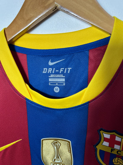 (M) Barcelona 2010-11 Home Long Sleeve Shirt Messi #10