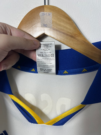 (L) Sweden 2000-02 Away Long Sleeve Player Version Larsson #20