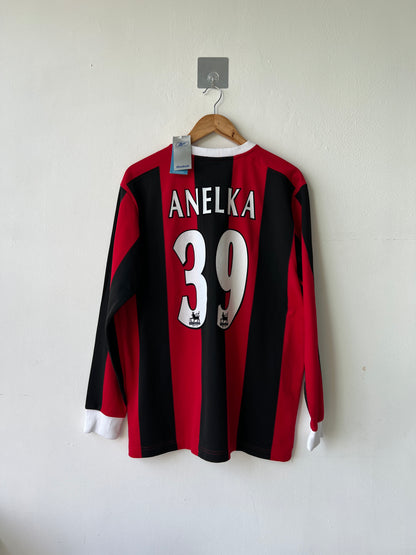 (L) Manchester City 2003-04 Away Long Sleeve Shirt Anelka #39 (NEW)