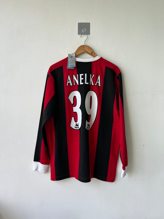 (L) Manchester City 2003-04 Away Long Sleeve Shirt Anelka #39 (NEW)