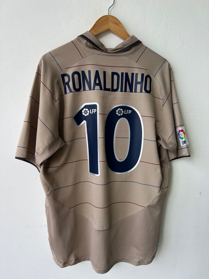 (L) Barcelona 2003-05 Away Shirt Ronaldinho #10