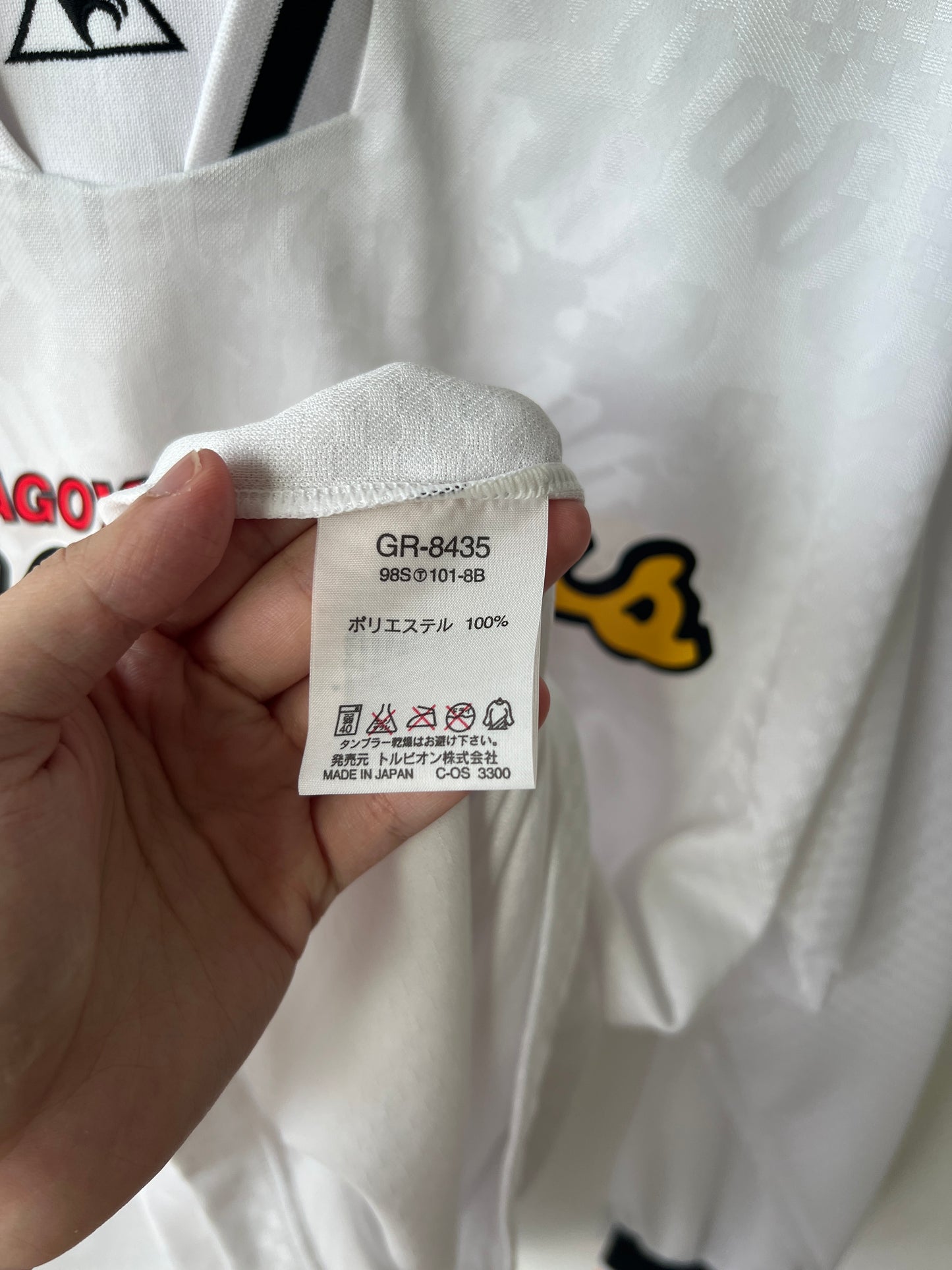 (L/XL) Nagoya Grampus 1998-99 Away Long Sleeve Shirt Stojkovic #10
