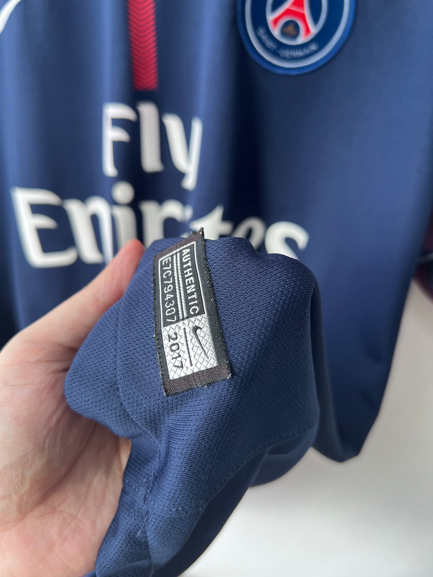 (XL) PSG 2017-18 Home Shirt Mbappe #29