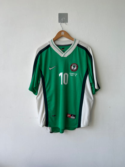 (L) Nigeria 1998-00 Home Shirt Okocha #10