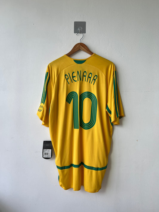 (XL) South Africa 2006-09 Home Shirt Pienaar #10 (NEW)