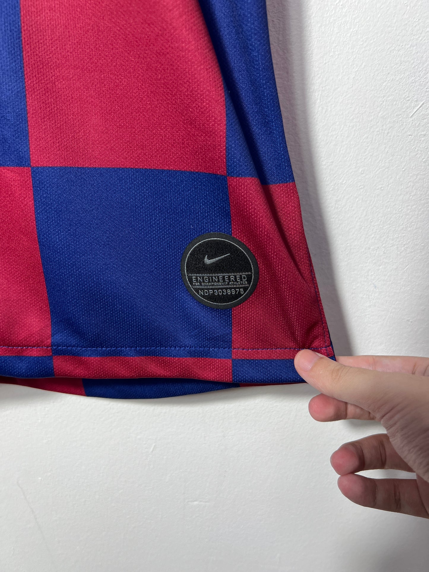(XL) Barcelona 2019-20 Home Shirt Pique #3 (NEW)