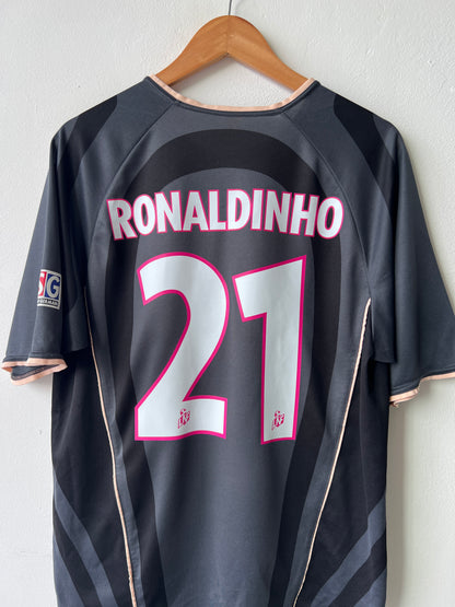 (M) PSG 2001-02 Third Shirt Ronaldinho #21