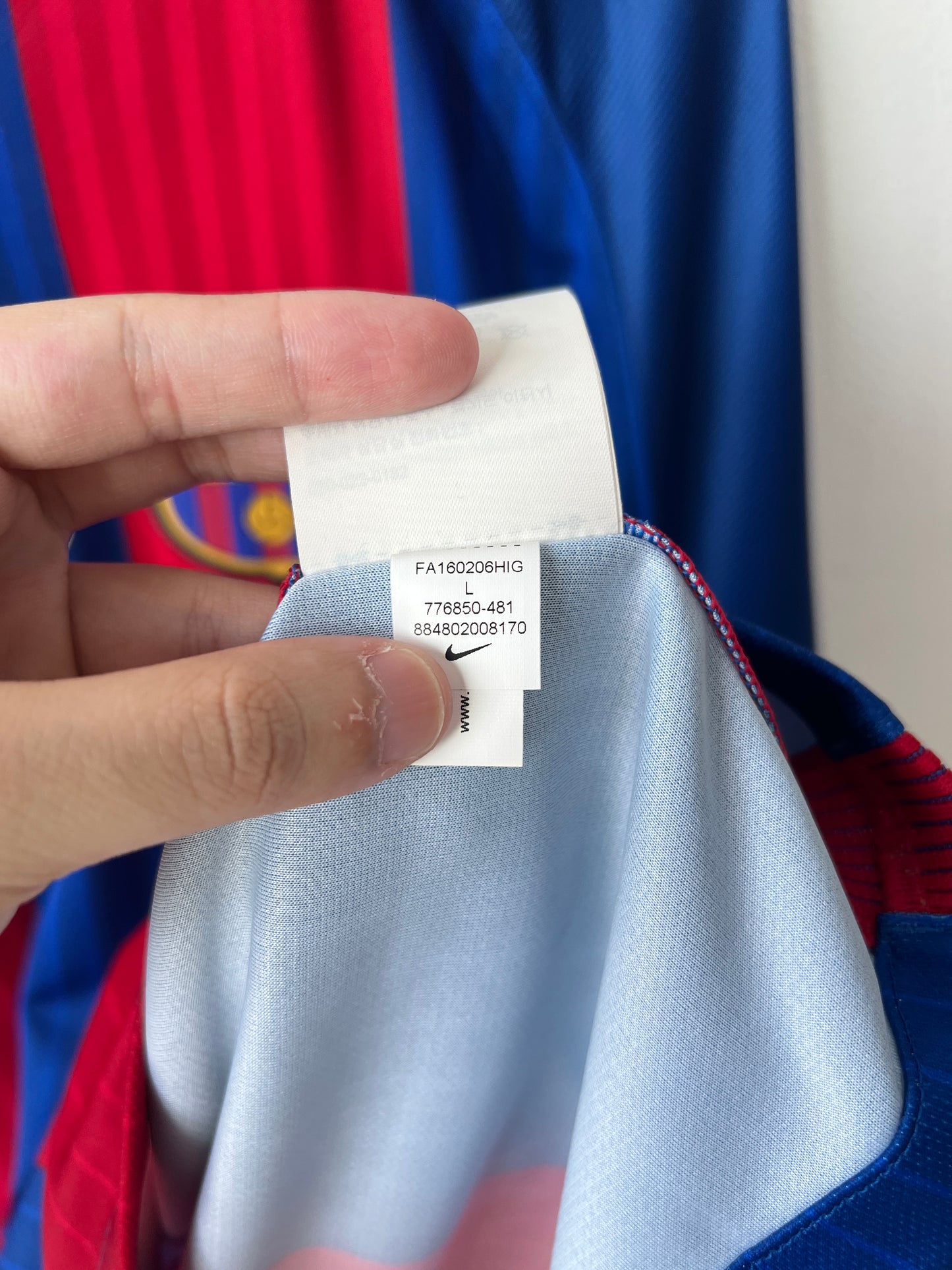 (L) Barcelona 2016-17 Home Shirt Neymar Jr. #11 (NEW)