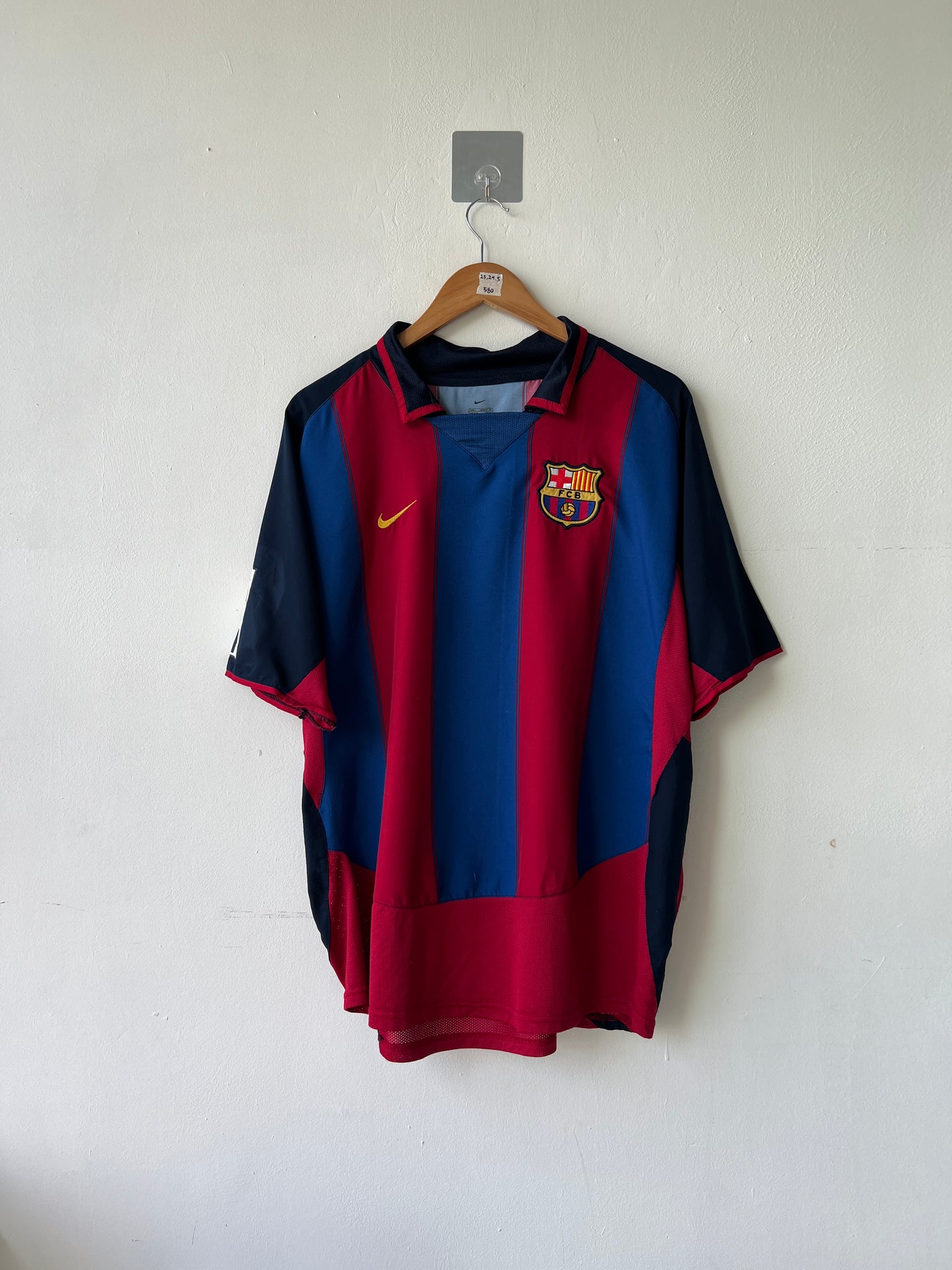 (L) Barcelona 2003-04 Home Shirt Ronaldinho #10