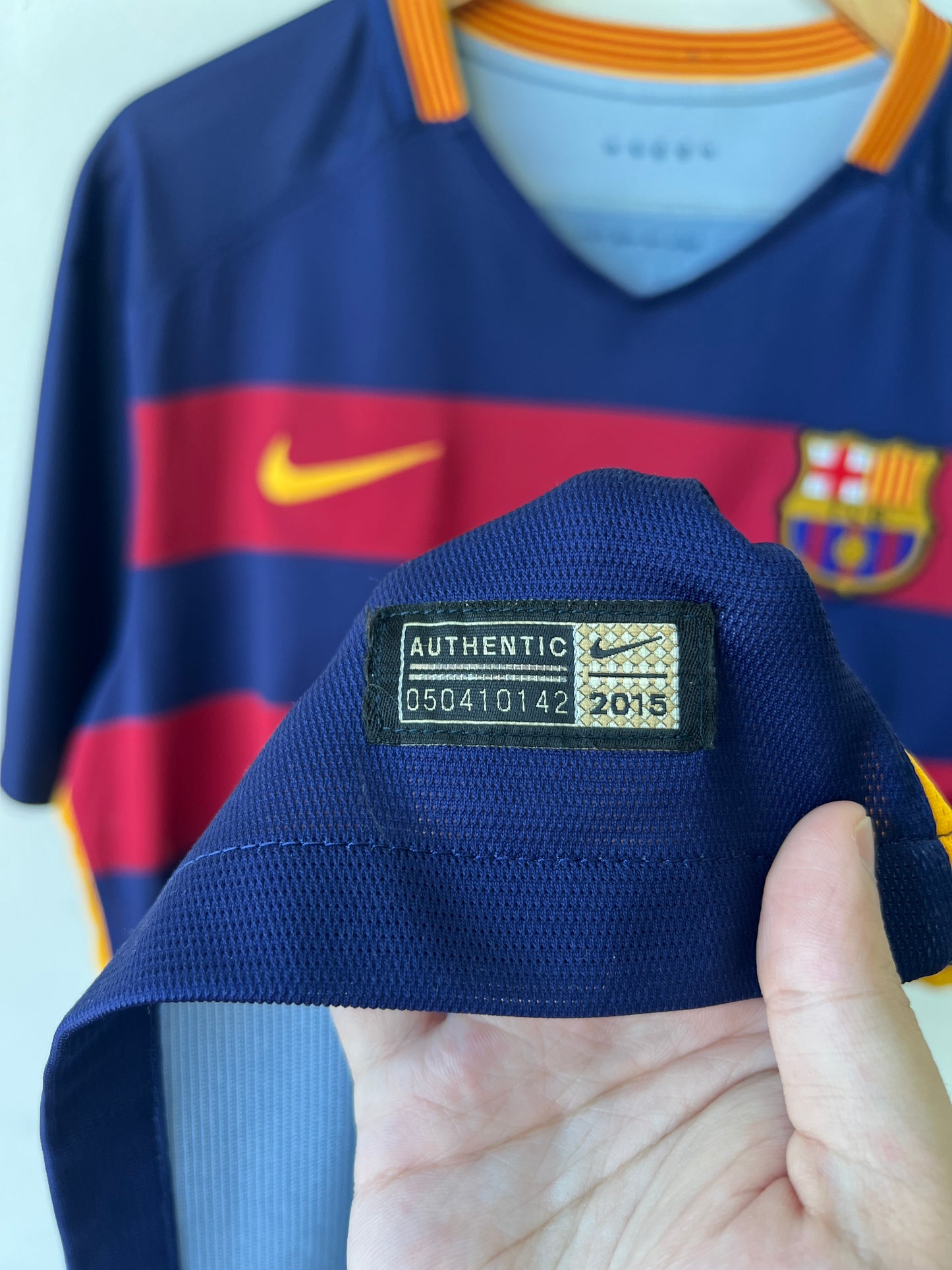 (XL) Barcelona 2015-16 Home Player Issue Shirt I. Rakitic #4