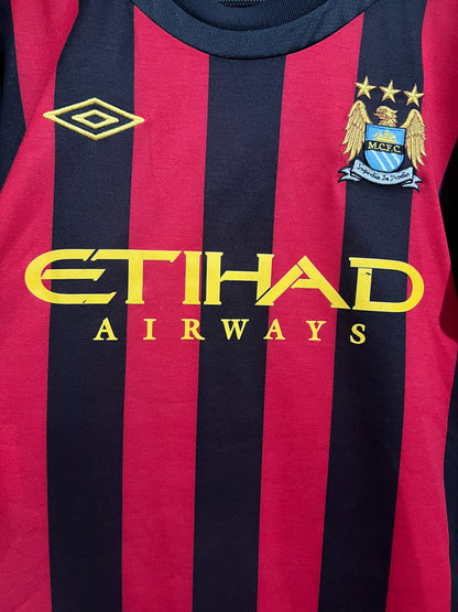 (M) Manchester City 2011-12 Away Shirt Kun Aguero #16