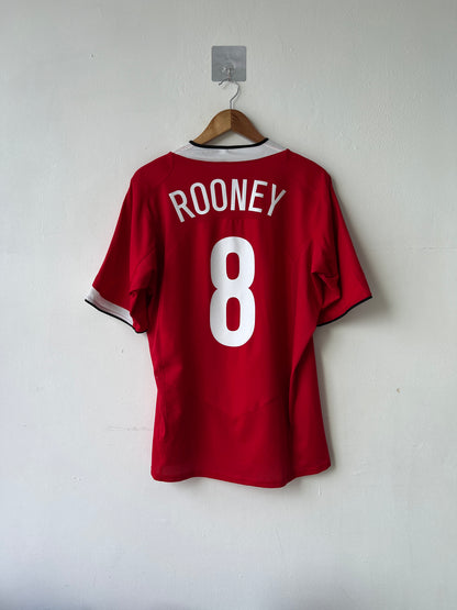(L) Manchester United 2004-06 Home Shirt Rooney #8