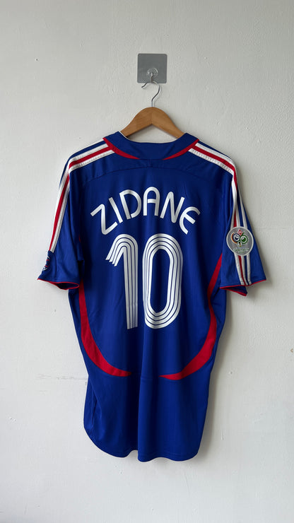 France 2006-07 Home Shirt Zidane #10 (XL)