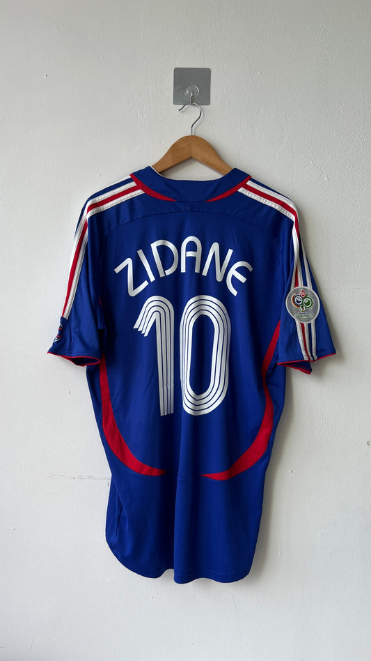 France 2006-07 Home Shirt Zidane #10 (XL)