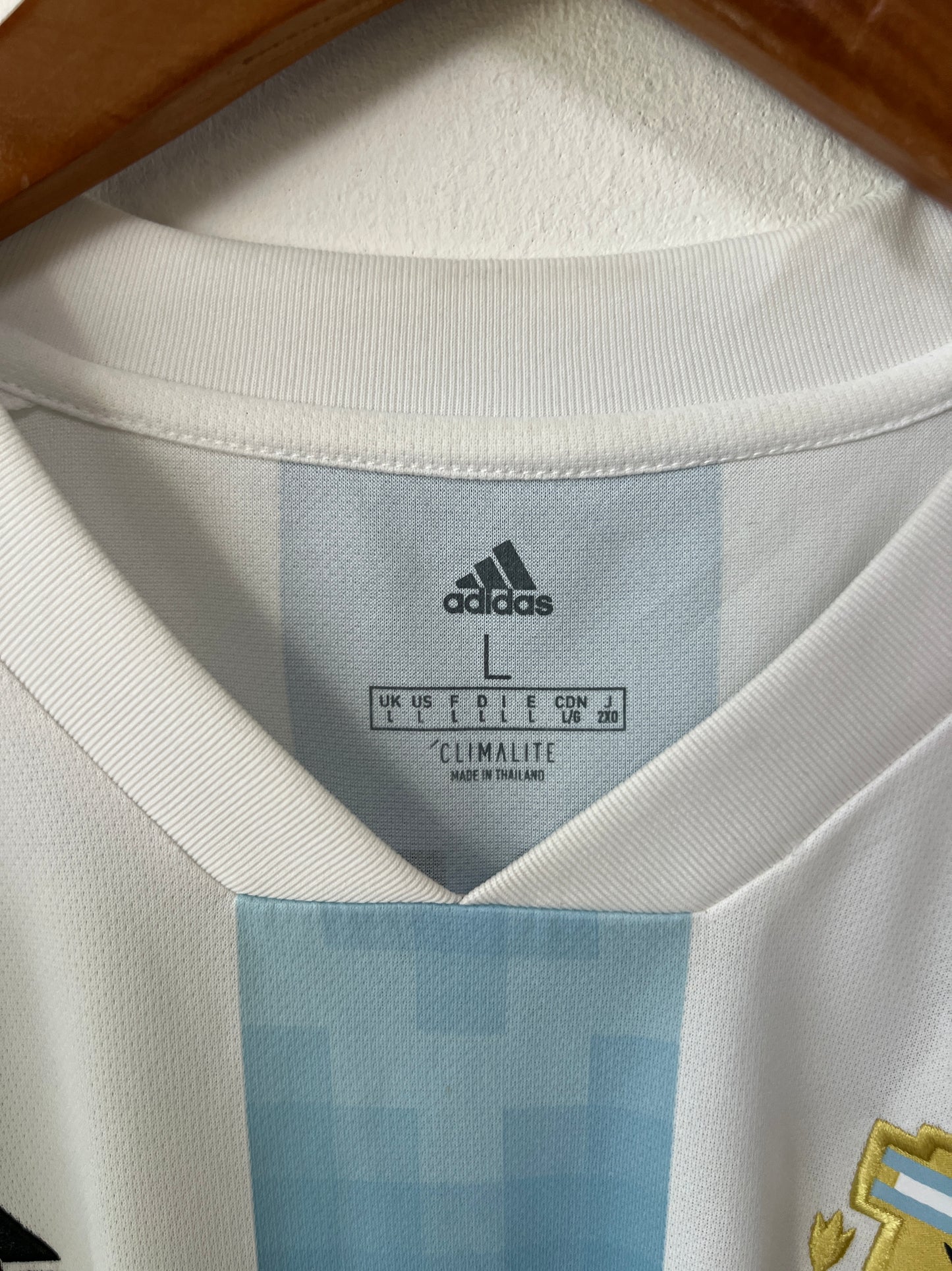 (L) Argentina 2018-19 Home Shirt Dybala #21