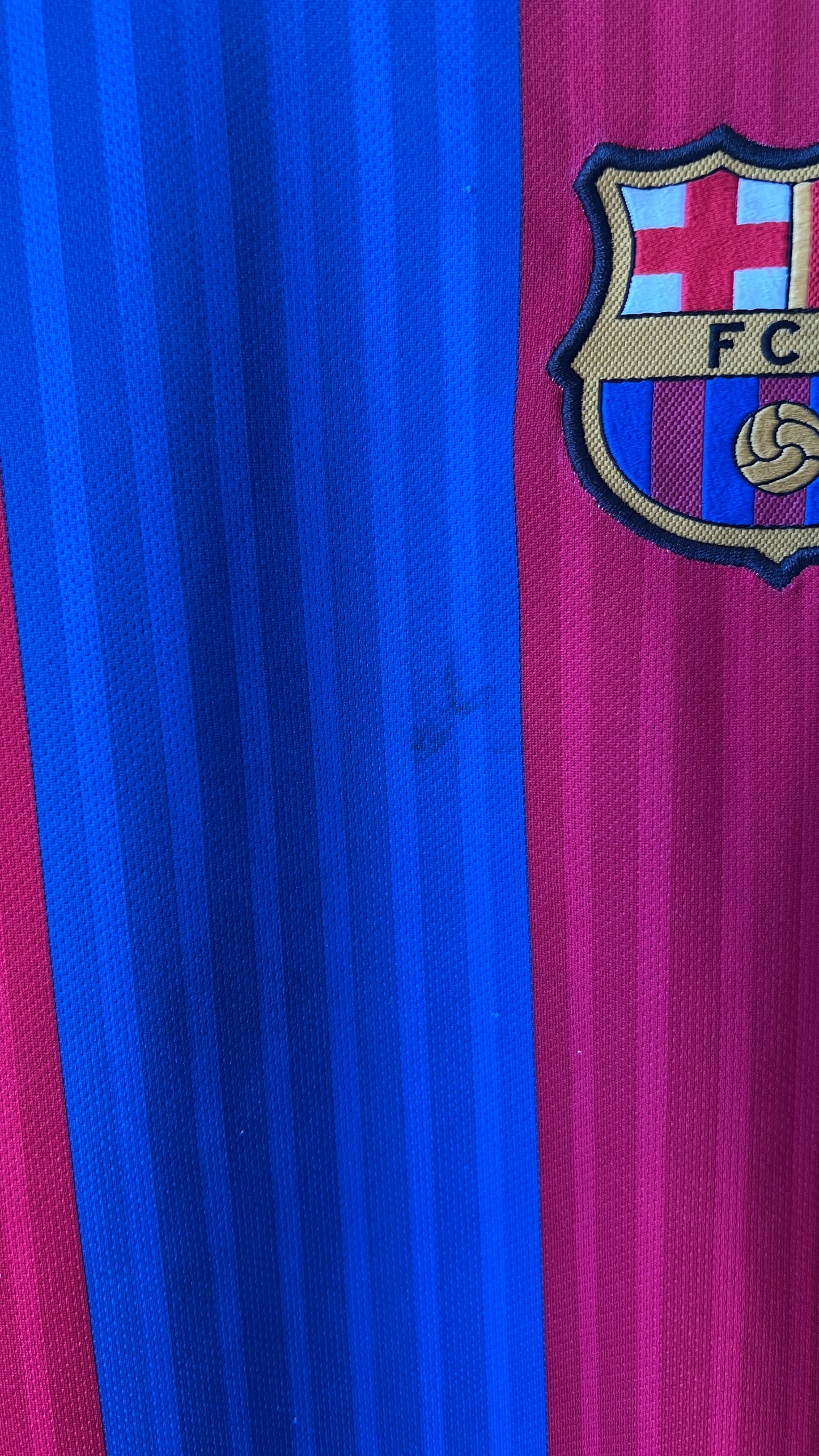 Barcelona 2016-17 Home Shirt A. Iniesta #8 (M)