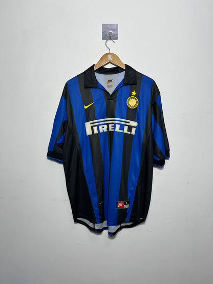 (L) Inter Milan 1998-99 Home Shirt Baggio #10
