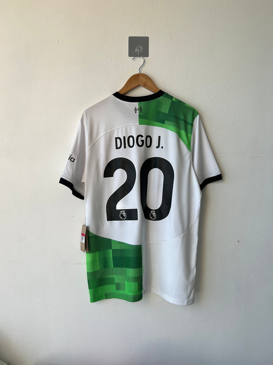 Liverpool 2023-24 Away Shirt Diogo Jota #20 (Brand New) (L)