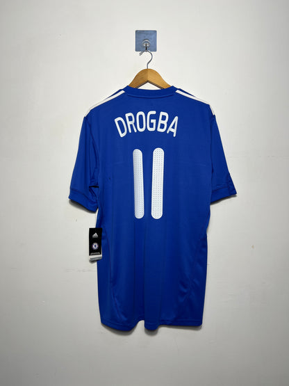 (L) Chelsea 2009-10 Home Shirt Drogba #11 (NEW)