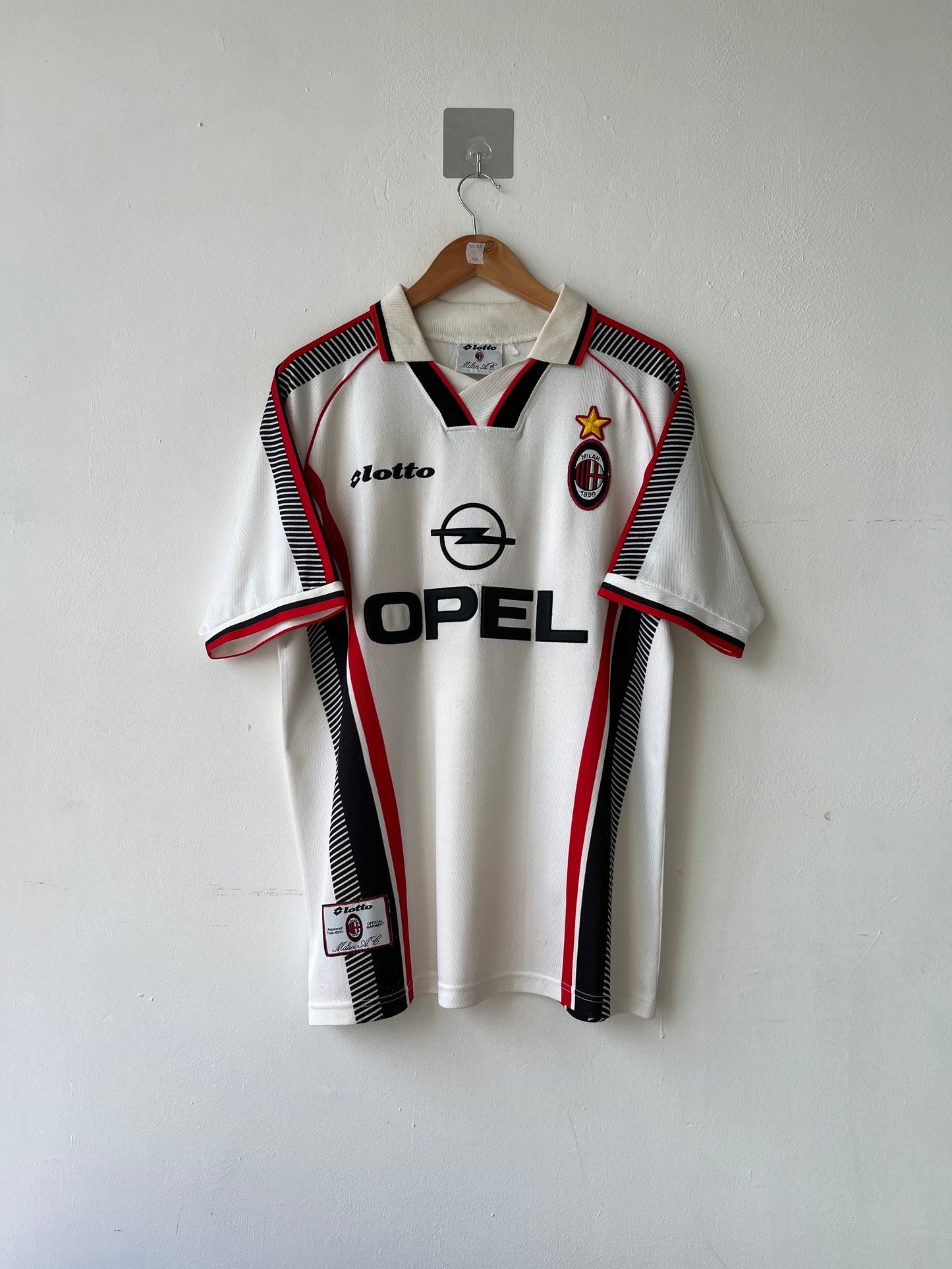 (L) AC Milan 1997-98 Away Shirt Maldini #3
