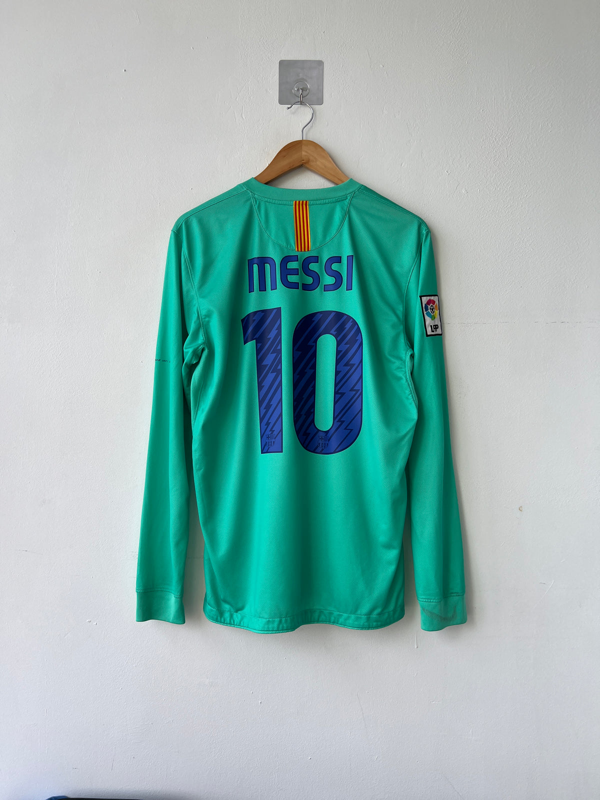(M) Barcelona 2010-12 Away Long Sleeve Shirt Messi #10