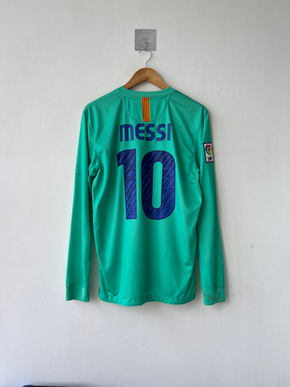 (M) Barcelona 2010-12 Away Long Sleeve Shirt Messi #10