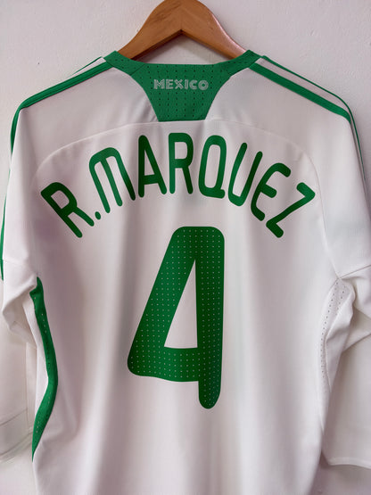 (L) Mexico 2008-10 Away 3/4 Sleeves Shirt R. Marquez #4