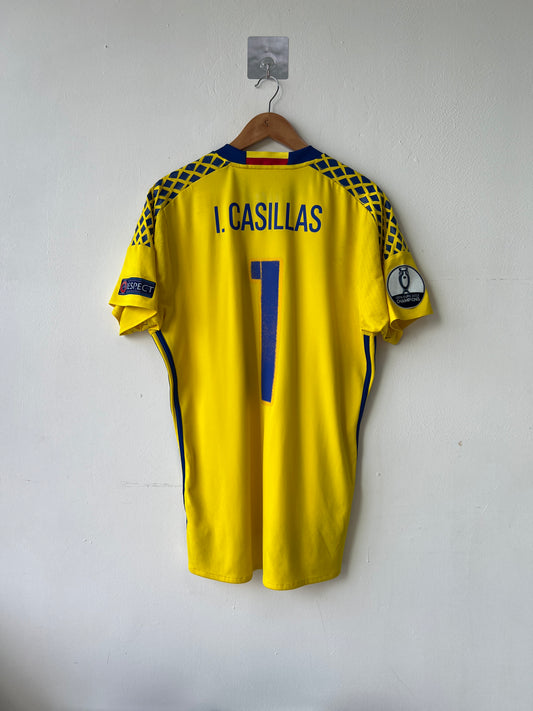 (L) Spain 2016-18 GK Shirt I. Casillas #1