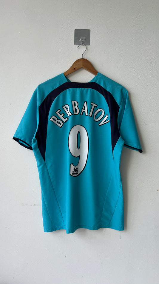 Spurs 2006-07 Away Shirt Berbatov #9 (M/L)