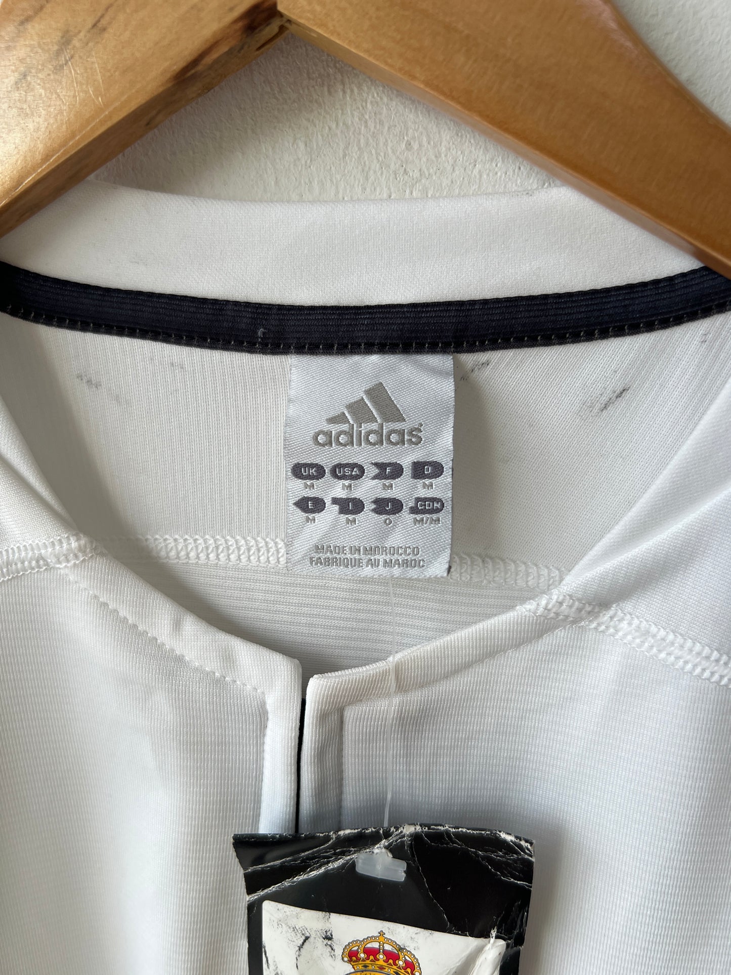 (M fits L) Real Madrid 2003-04 Home Shirt Raul #7 (NEW)