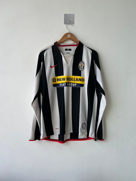 (L) Juventus 2007-08 Home Long Sleeve Shirt Del Piero #10