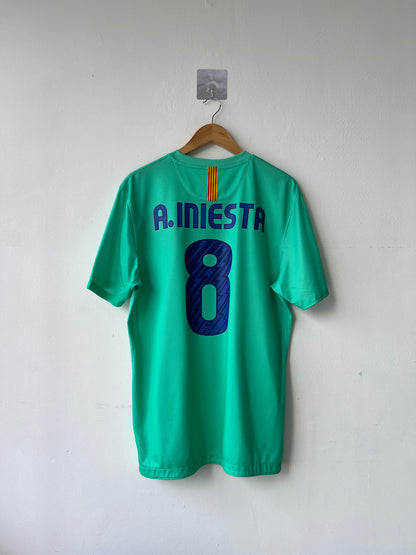 (L) Barcelona 2010-12 Away Shirt A. Iniesta #8